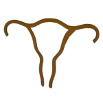 Utérus logo d'Hystérie Collective, pièce maîtresse de l'installation artistique féministe