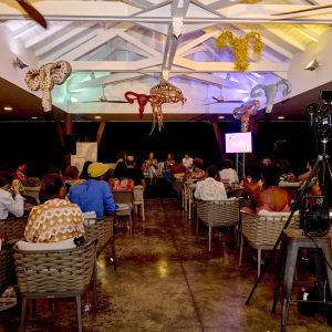 Utérus d'Hystérie Collective à la soirée de sensibilisation à l'endométriose organisée par le magazine Rimèd by Ewag - Vue1